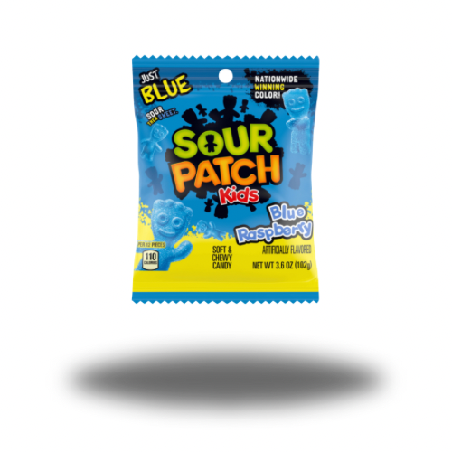 Sour Patch Blue Rasperry 102g (MHD 19.10.2025)